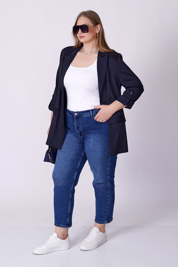 STRIPED BLAZER JACKET