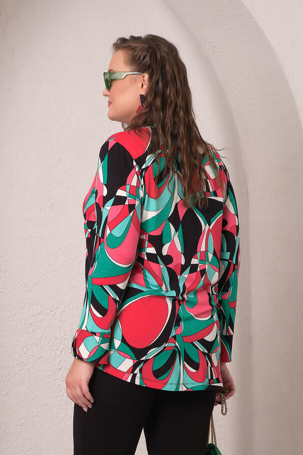 GEOMETRIC PRINT SHIRT