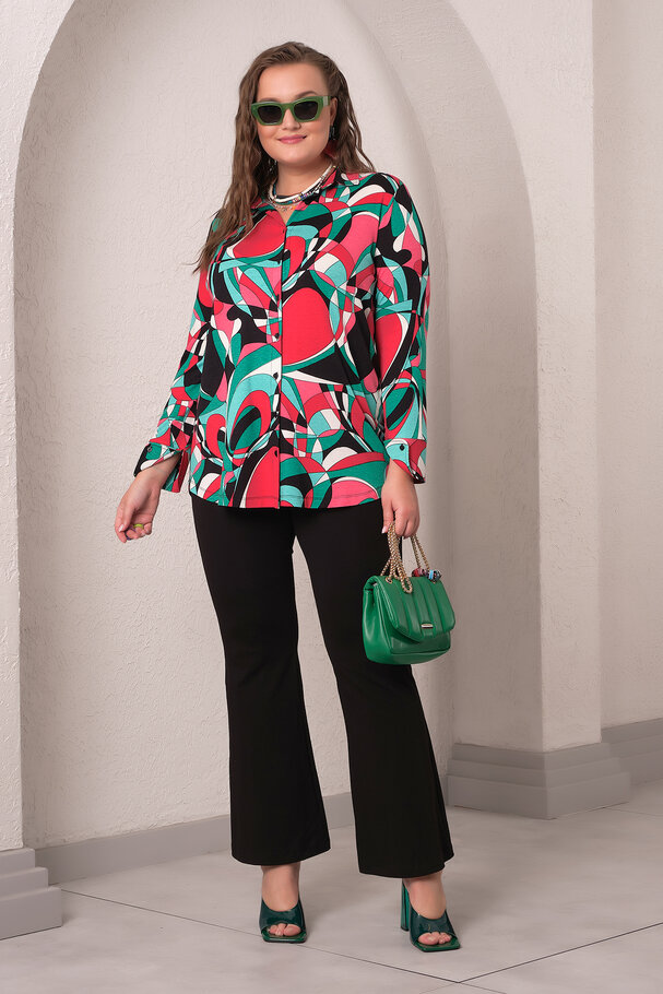 GEOMETRIC PRINT SHIRT