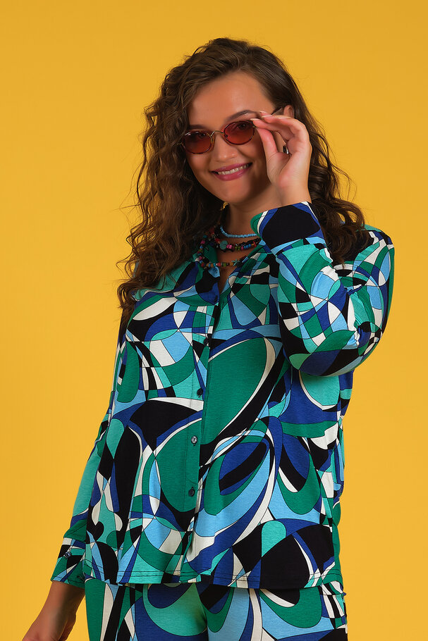 GEOMETRIC PRINT SHIRT