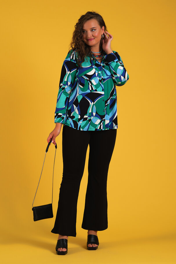 GEOMETRIC PRINT SHIRT
