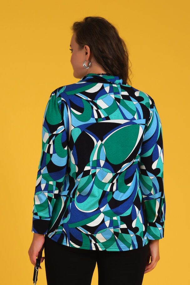 GEOMETRIC PRINT SHIRT