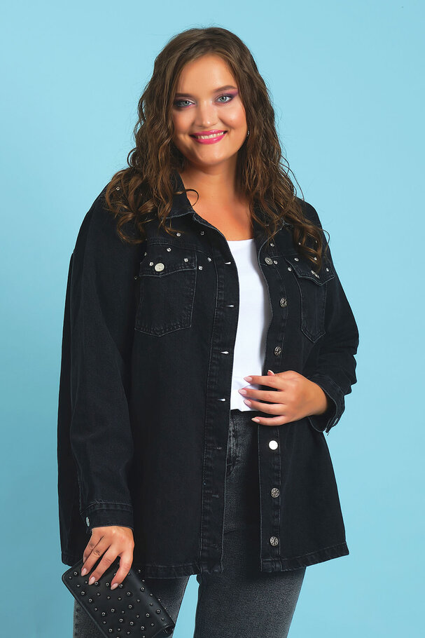 STUDDED DENIM JACKET