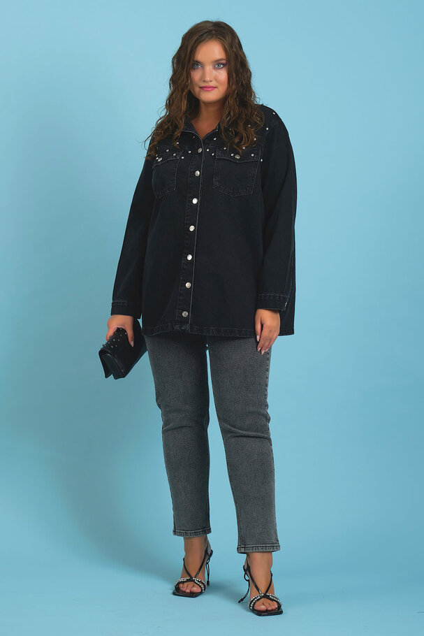 STUDDED DENIM JACKET