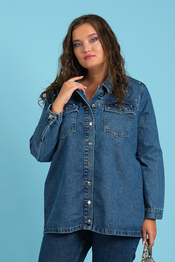 STUDDED DENIM JACKET