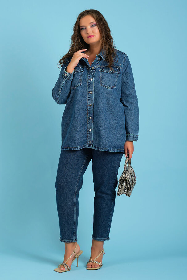 STUDDED DENIM JACKET