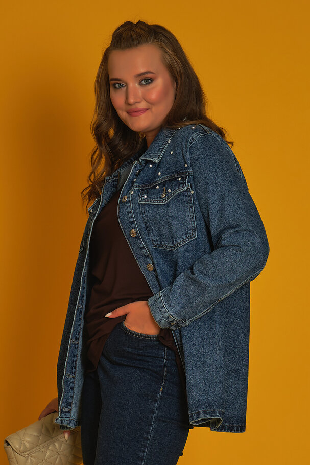 STUDDED DENIM JACKET