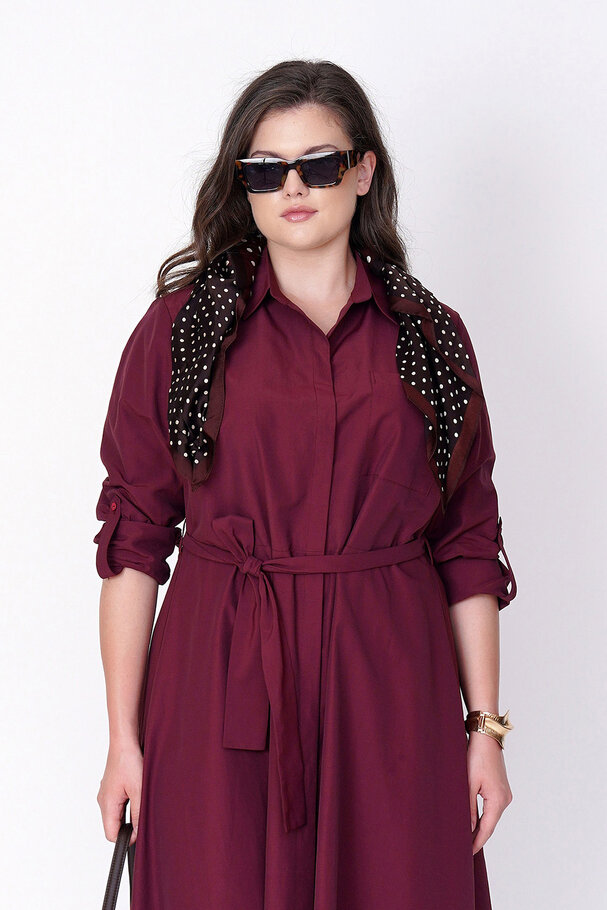 POPLIN SHIRT DRESS
