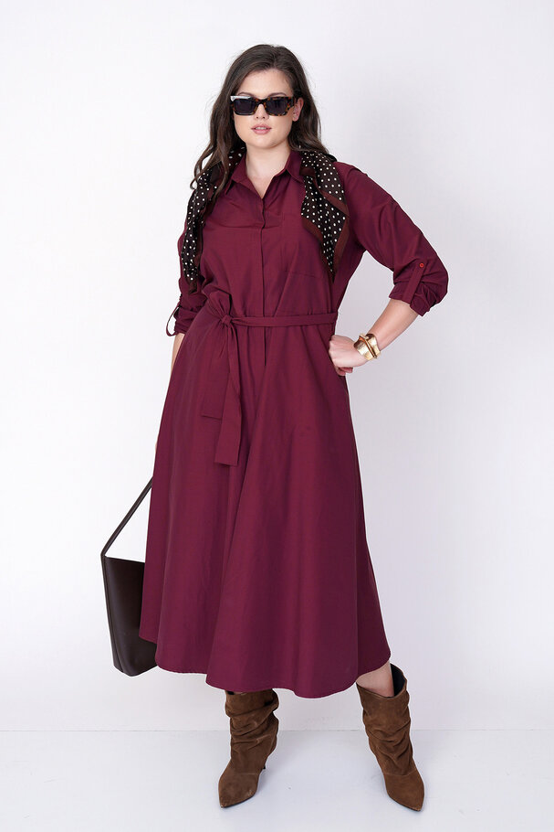 POPLIN SHIRT DRESS
