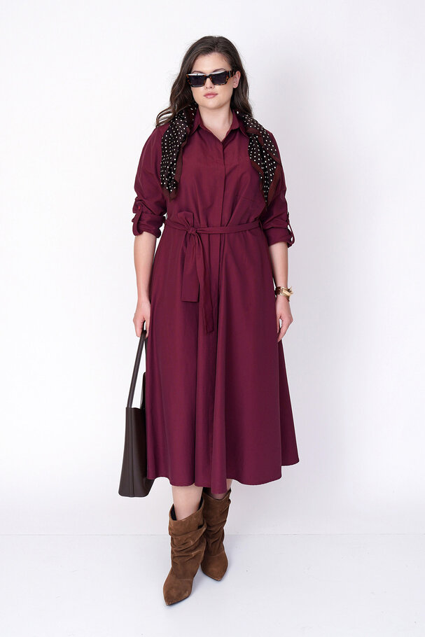 POPLIN SHIRT DRESS