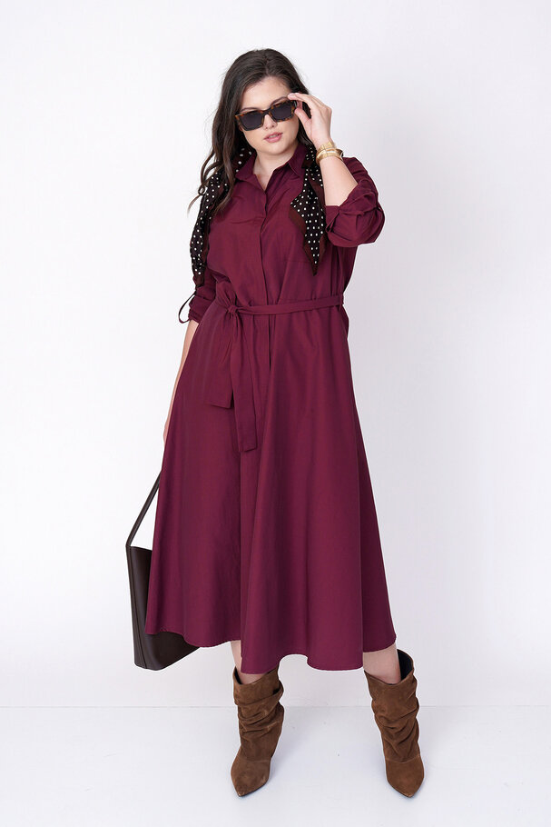 POPLIN SHIRT DRESS