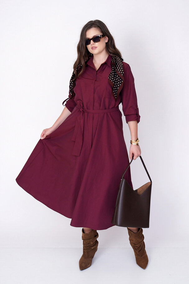 POPLIN SHIRT DRESS