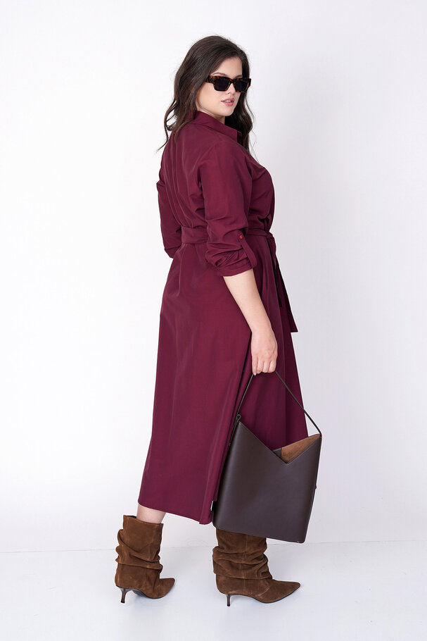 POPLIN SHIRT DRESS