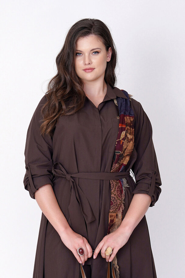POPLIN SHIRT DRESS
