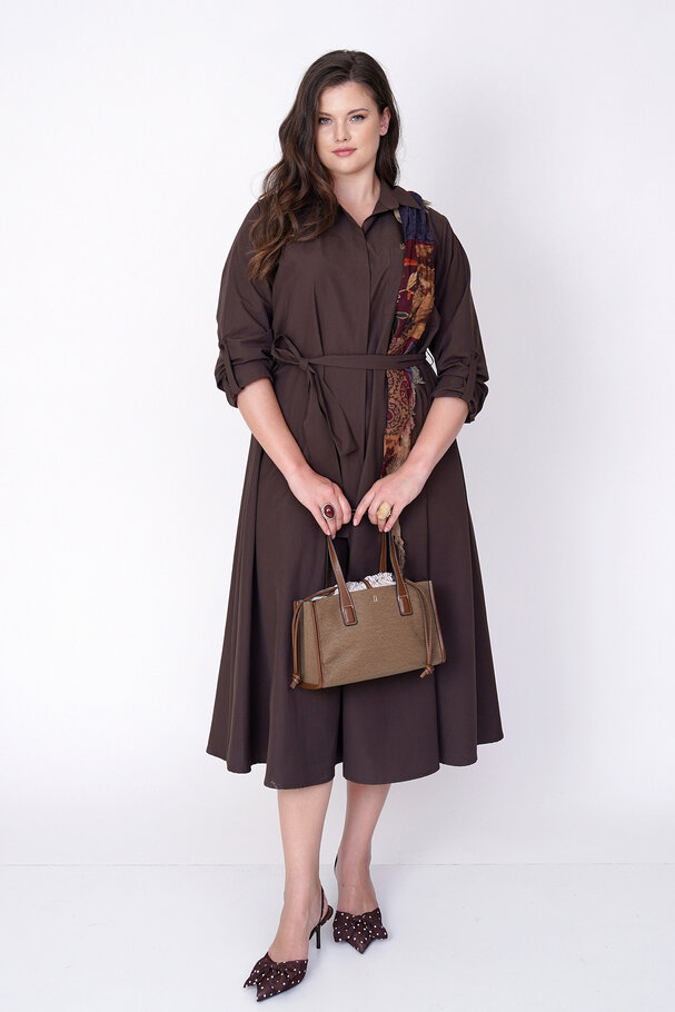 POPLIN SHIRT DRESS