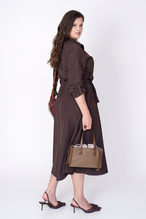POPLIN SHIRT DRESS