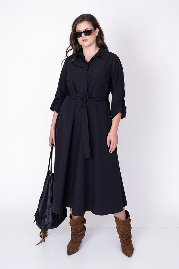 POPLIN SHIRT DRESS