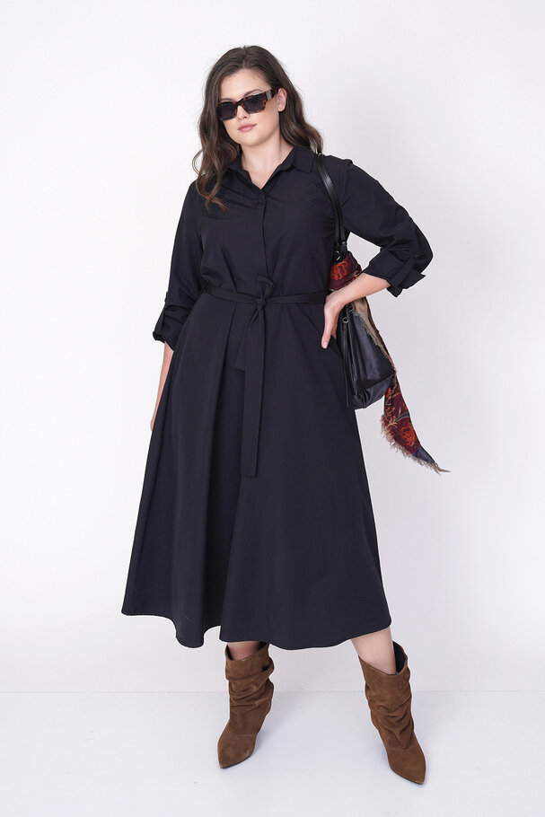 POPLIN SHIRT DRESS