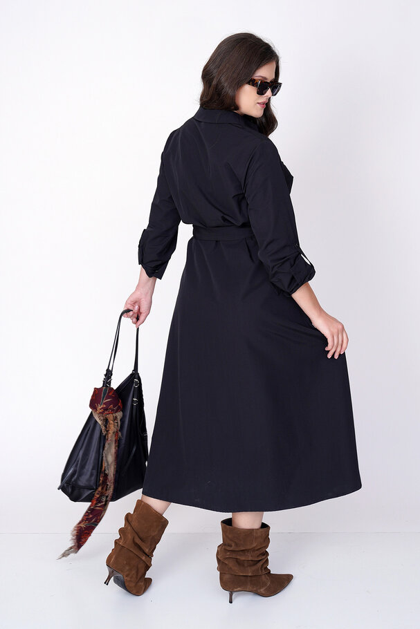 POPLIN SHIRT DRESS