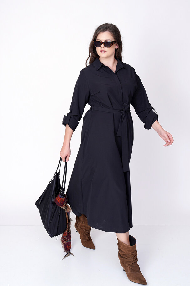 POPLIN SHIRT DRESS