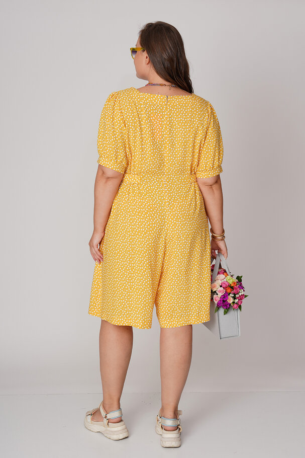 PRINTED MIDI JUMPSUIT