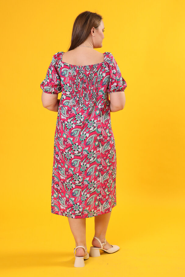 PRINTED VISCOSE DRESS