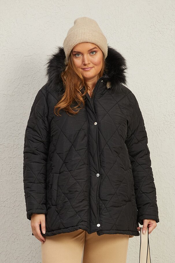 PUFFER ANORAK WITH FLEECE LINING