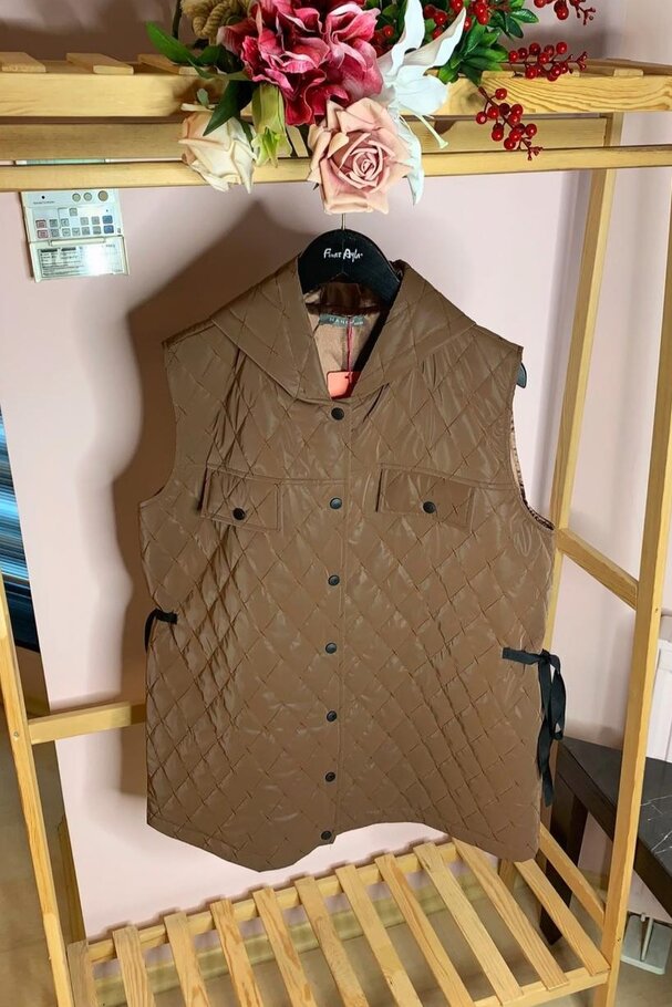 QUILTED PADDED GILET