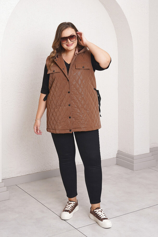 QUILTED PADDED GILET