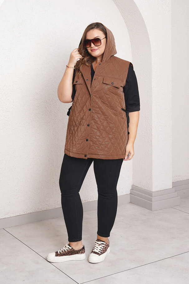 QUILTED PADDED GILET