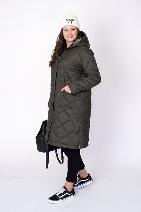 QUILTED PUFFER COAT - Thumbnail (5)