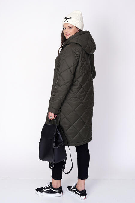 QUILTED PUFFER COAT - Thumbnail (6)