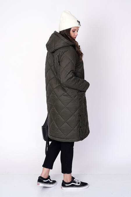 QUILTED PUFFER COAT - Thumbnail (7)