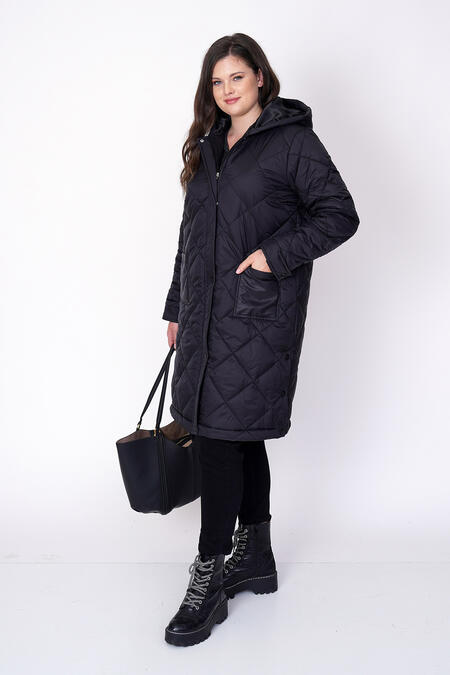 QUILTED PUFFER COAT - Thumbnail (11)