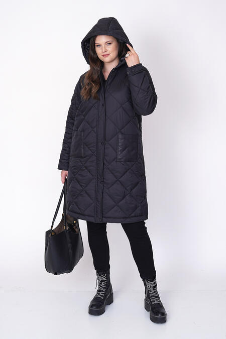 QUILTED PUFFER COAT - Thumbnail (14)