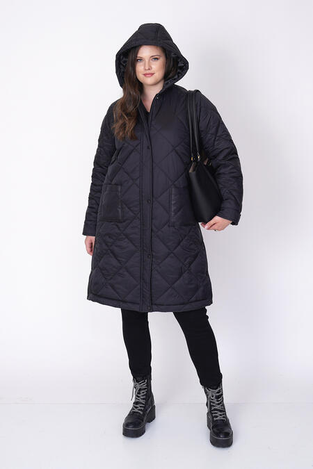 QUILTED PUFFER COAT - Thumbnail (16)