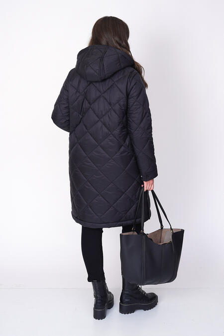 QUILTED PUFFER COAT - Thumbnail (18)