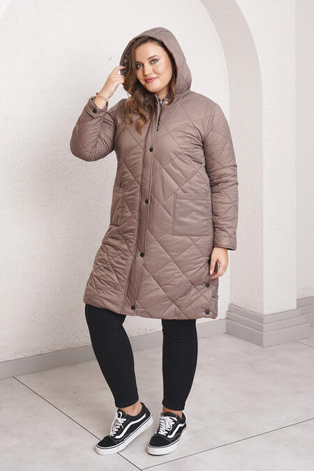 QUILTED PUFFER COAT - Thumbnail (22)
