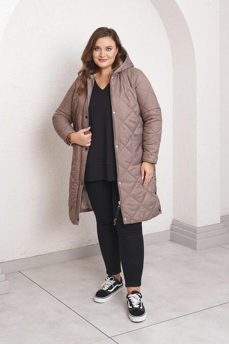 QUILTED PUFFER COAT - Thumbnail (28)