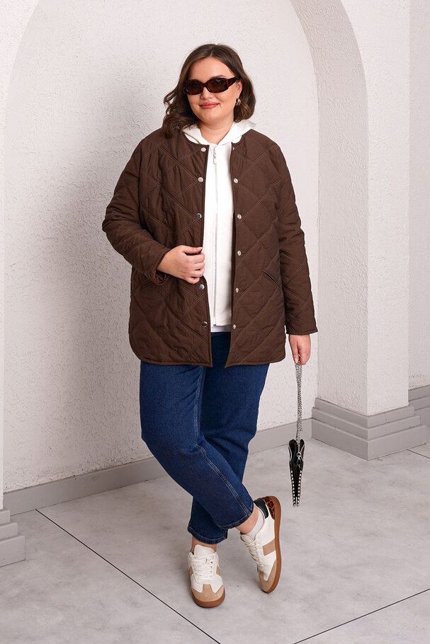 QUILTED PUFFER JACKET WITH INNER HOOD