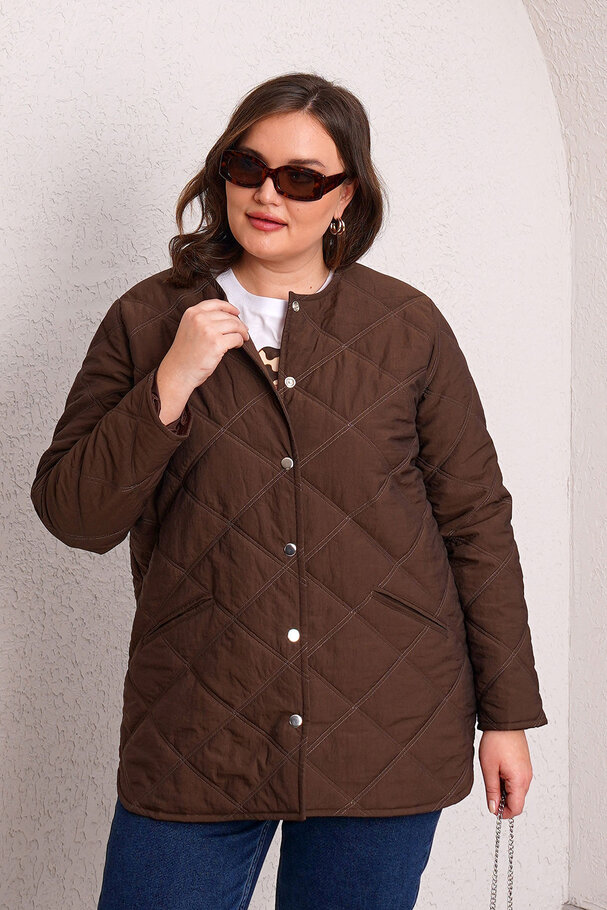 QUILTED PUFFER JACKET WITH INNER HOOD