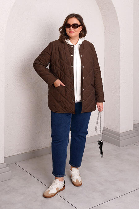 QUILTED PUFFER JACKET WITH INNER HOOD - Thumbnail (12)