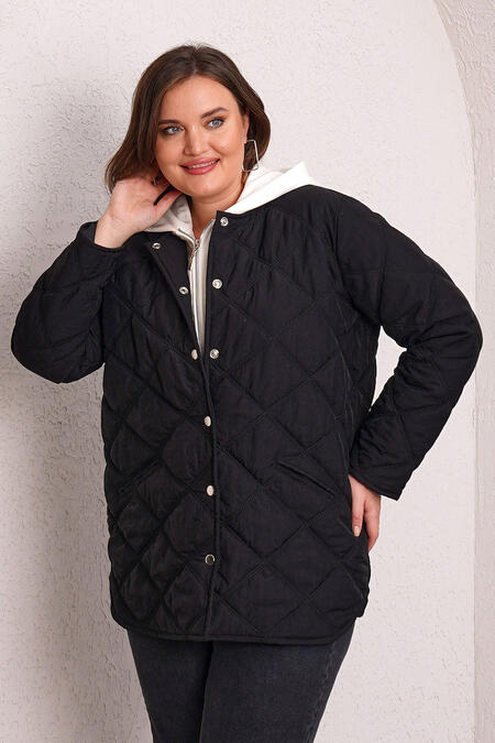 QUILTED PUFFER JACKET WITH INNER HOOD - Thumbnail (23)