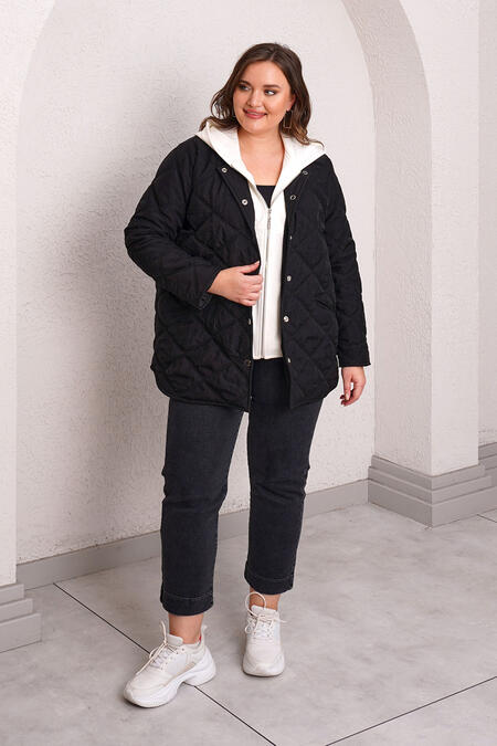 QUILTED PUFFER JACKET WITH INNER HOOD - Thumbnail (29)