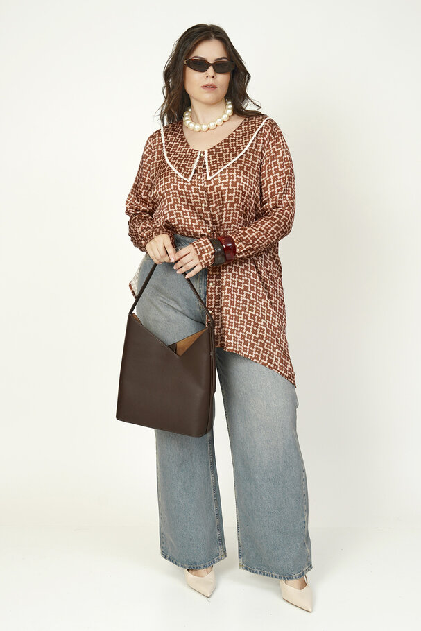 RETRO PETER PAN COLLAR SHIRT