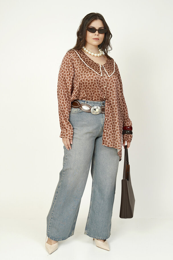 RETRO PETER PAN COLLAR SHIRT