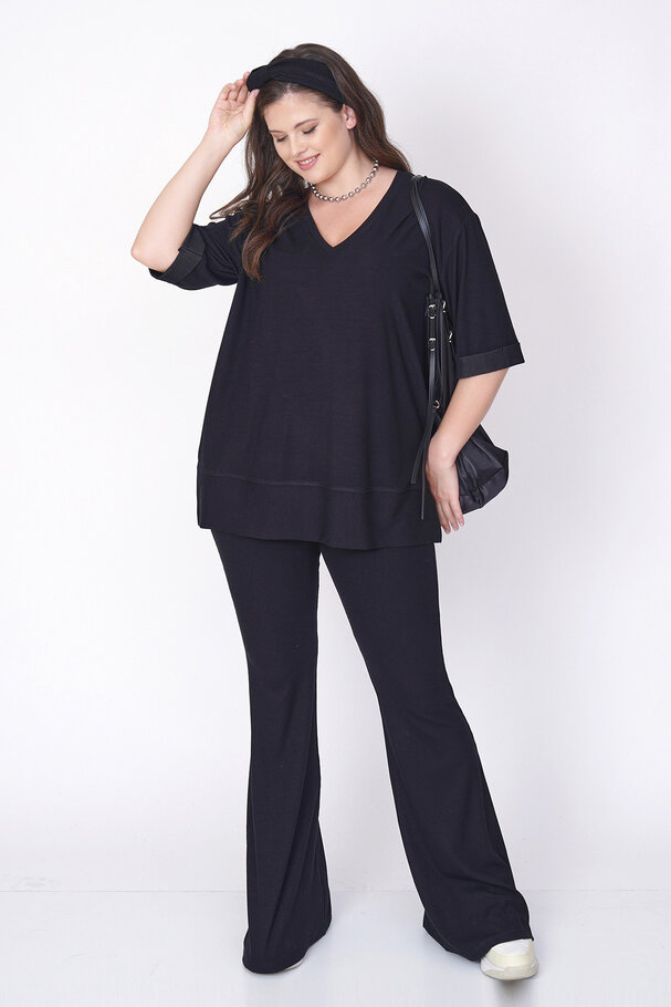 RIBBED T-SHIRT AND LEGGINGS CO-ORD SET