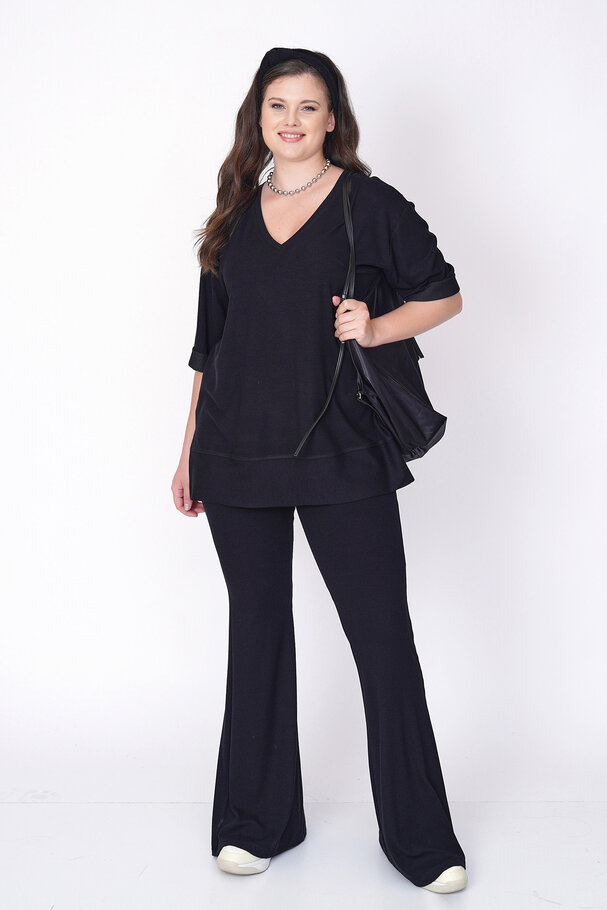 RIBBED T-SHIRT AND LEGGINGS CO-ORD SET