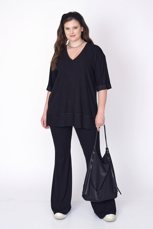 RIBBED T-SHIRT AND LEGGINGS CO-ORD SET