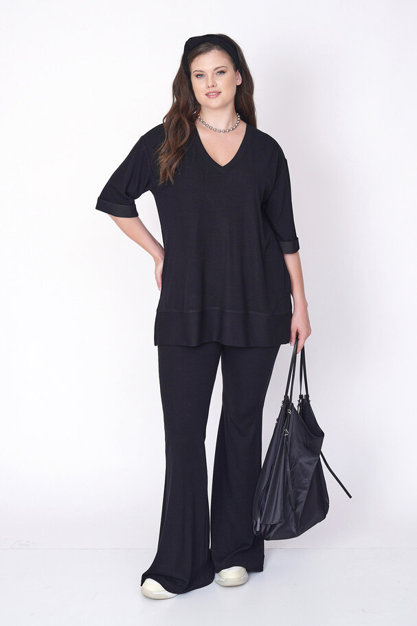 RIBBED T-SHIRT AND LEGGINGS CO-ORD SET